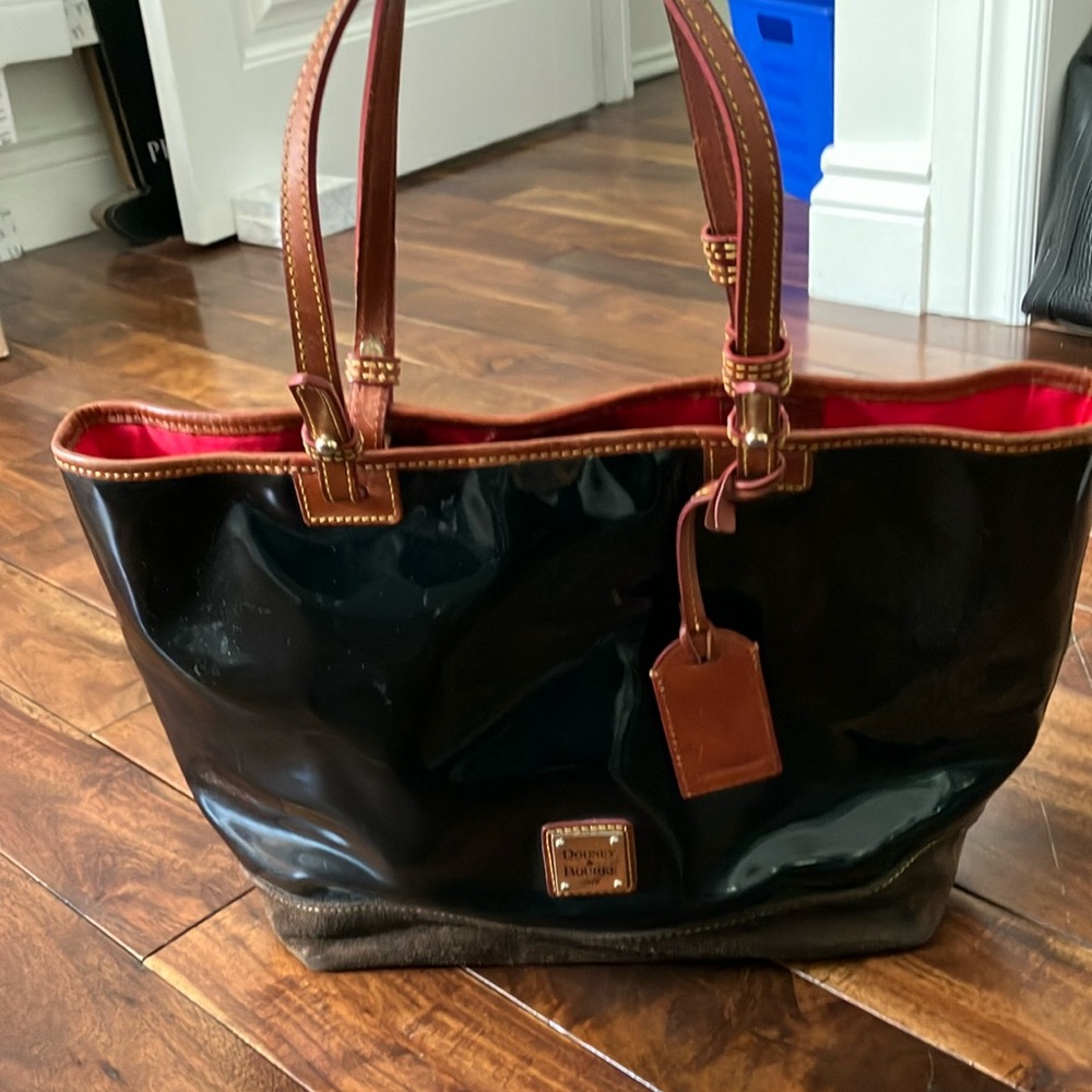 Dooney & Bourke Black and Brown Elegant Tote